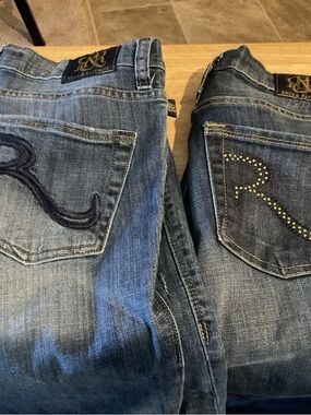 Lot of 2 Rock & Repuplic “Kasandra” Denim Bootcut Jeans 8
